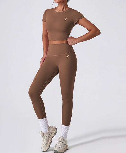 Brown Berry Fit Essential Leggings