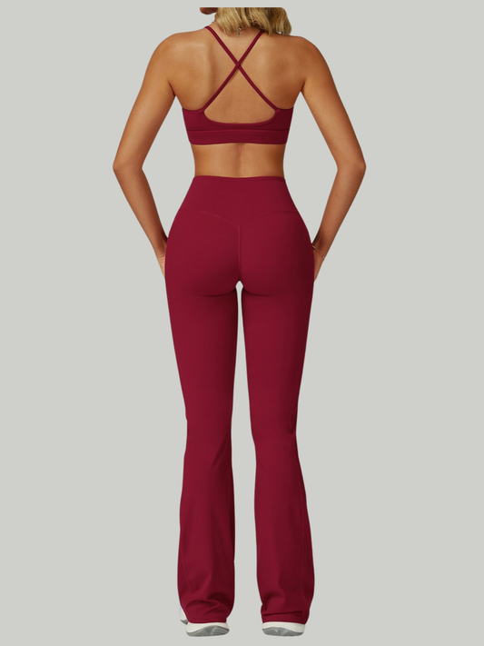 Berry Fit Round neck Sports Bra