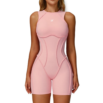 Pink Berry Fit Sculpt Back Day Jumpsuit